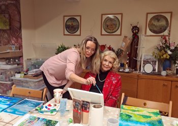 Zážitkové maľovanie v štýle impresionizmu.